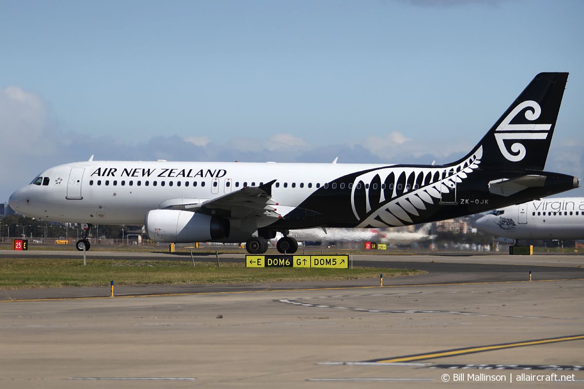 ZK-OJK · Airbus A320-232 · (CHC / NZCH)