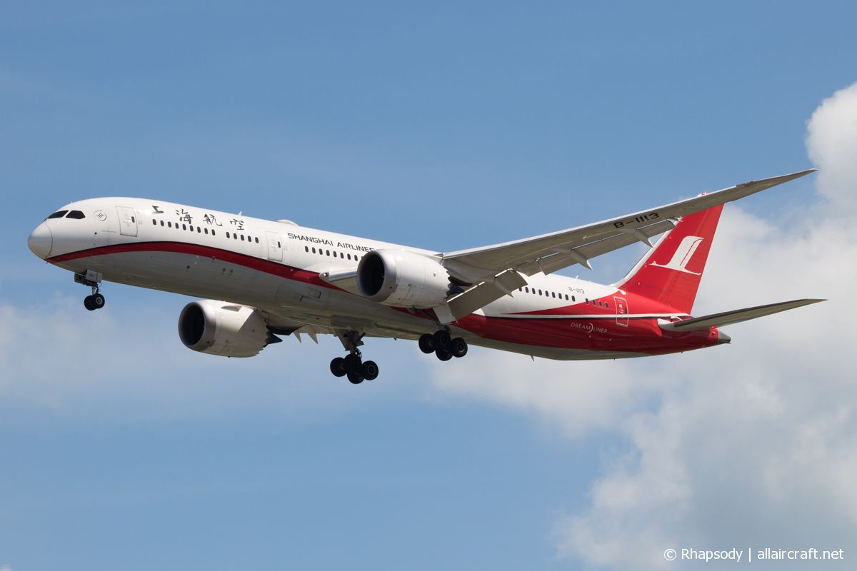 B-1113 (63708) 2018 Boeing 787-9 Dreamliner