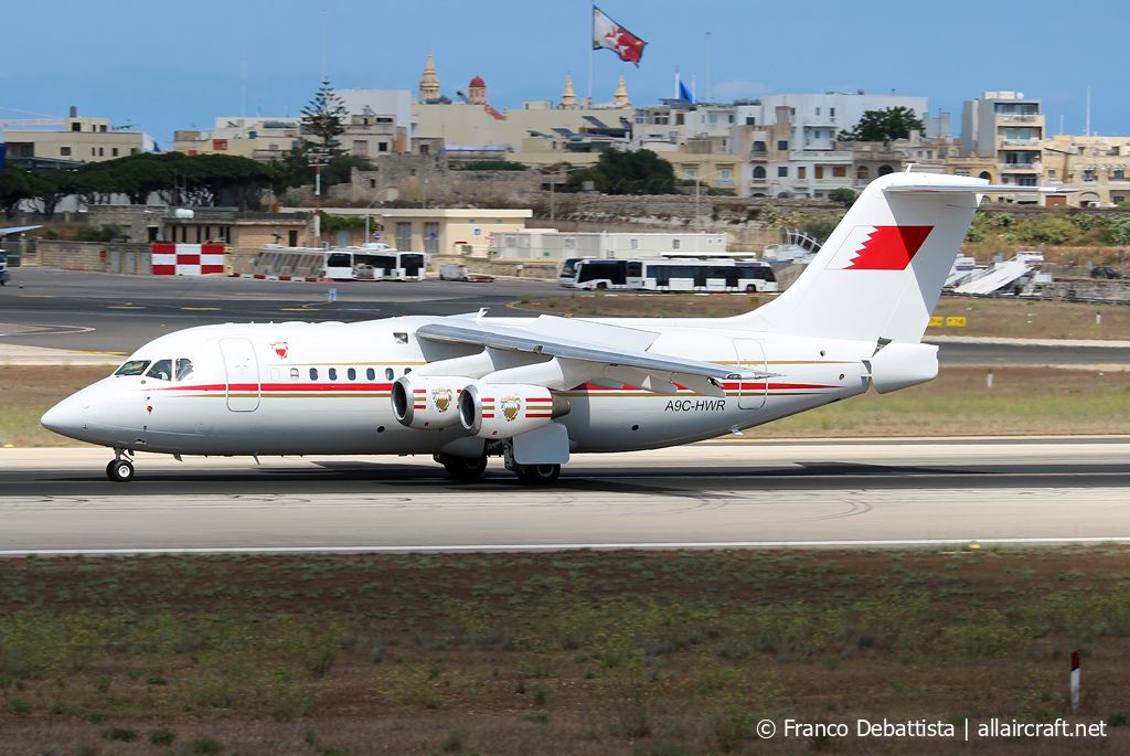 A9C-HWR (E2306) 1997 British Aerospace Avro RJ85