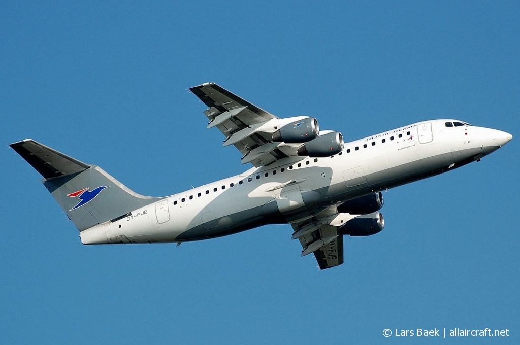 OY-FJE (E3234) 1993 British Aerospace Avro RJ100