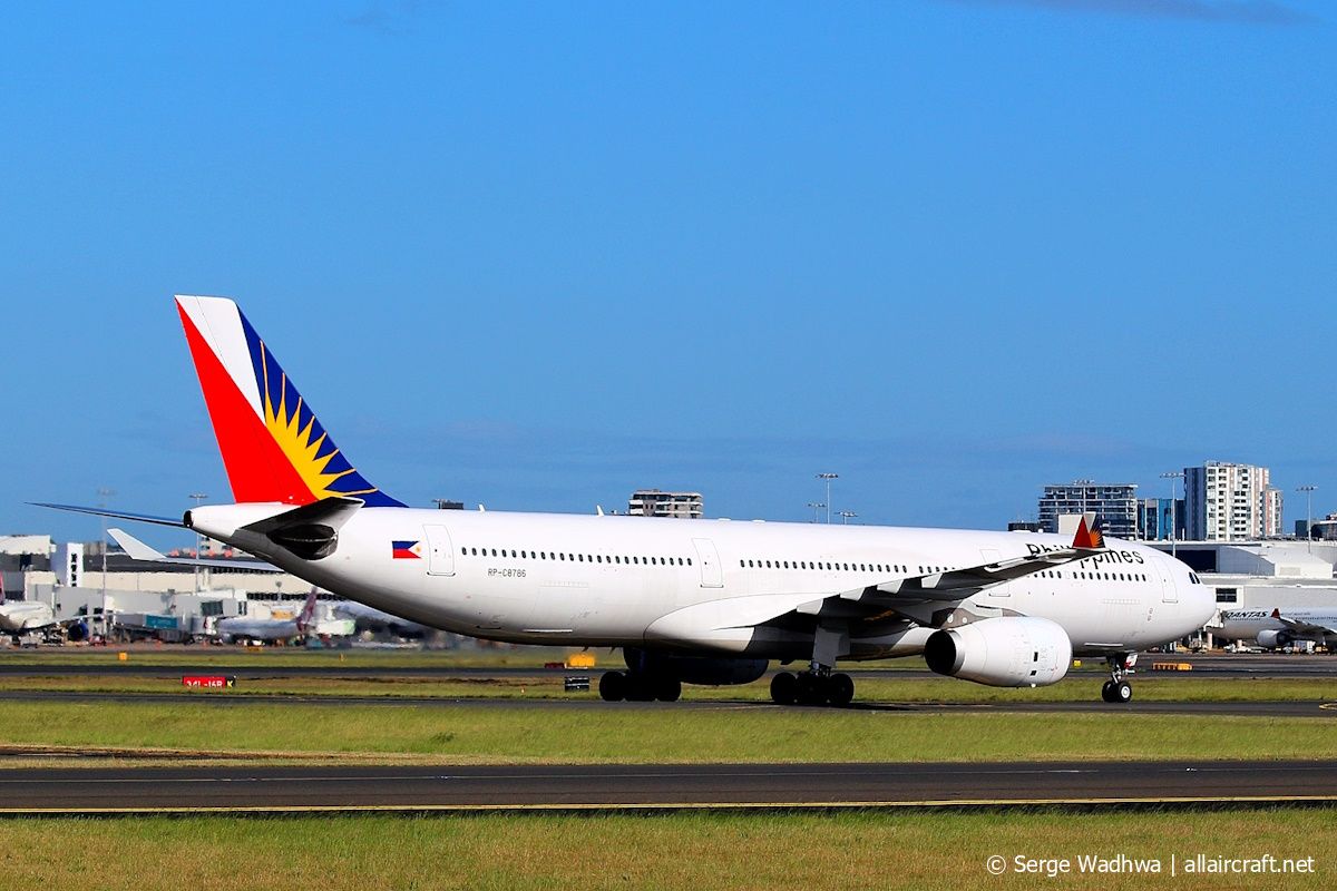RP-C8786 · Airbus A330-343 · (SYD / YSSY)