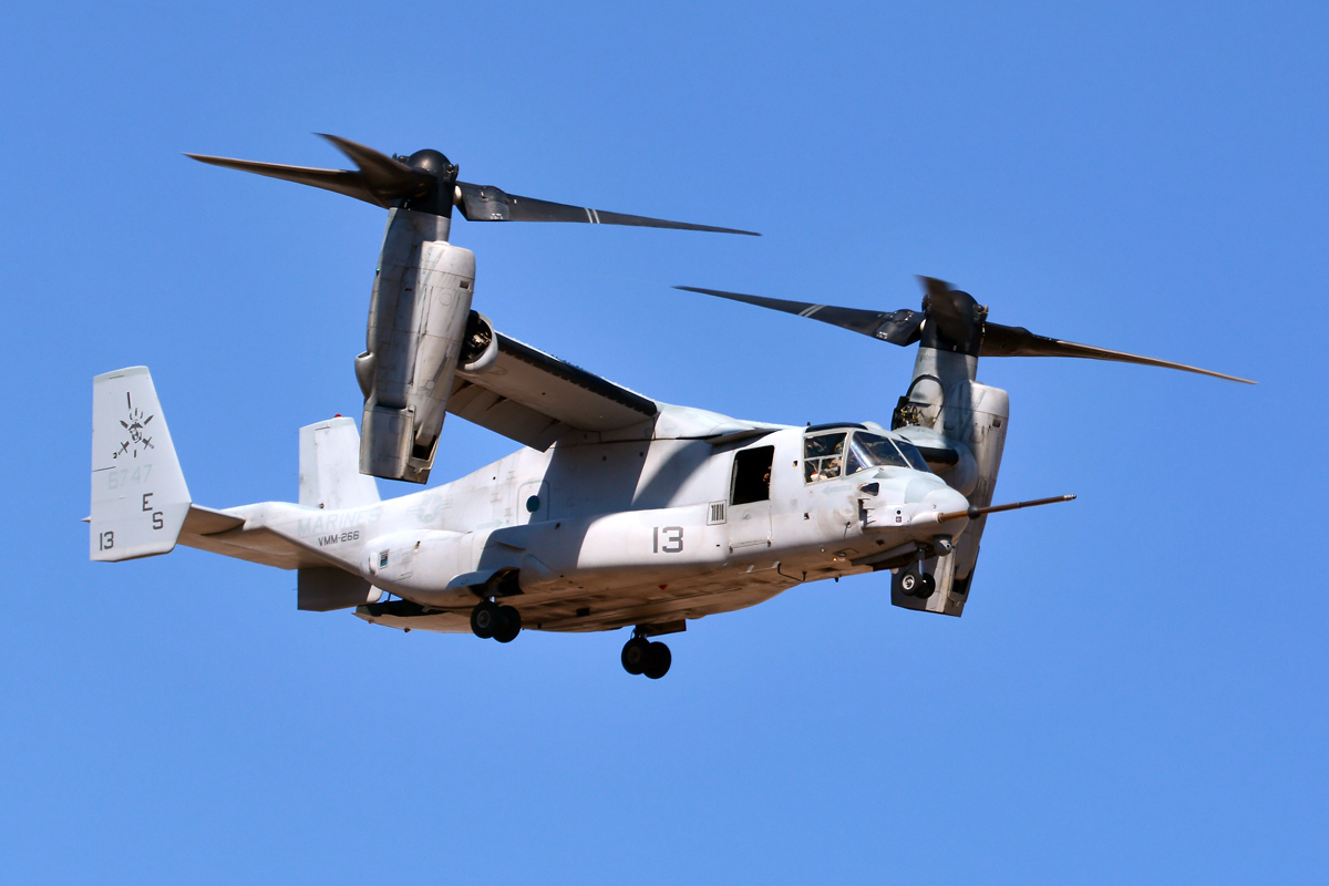 166747 · Bell-Boeing MV-22B Osprey · (LPA / GCLP)