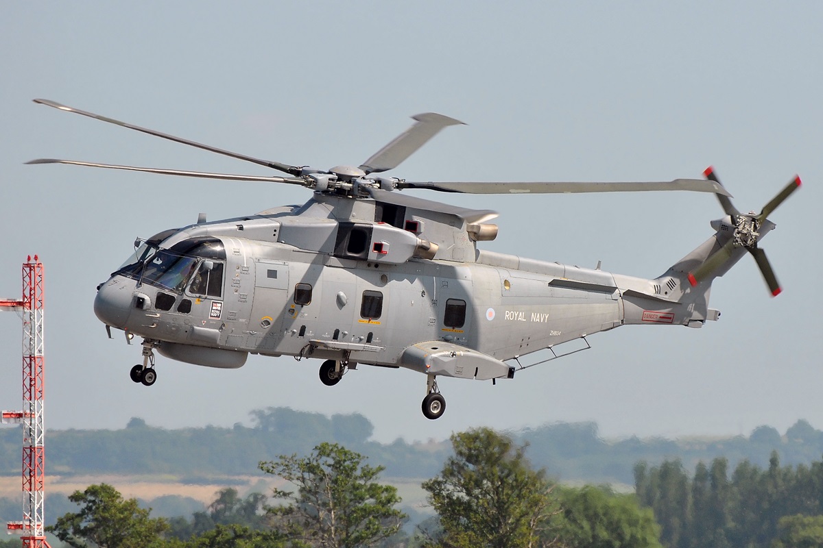 ZH834 (50065/RN14) AgustaWestland EH-101 Merlin HM.1