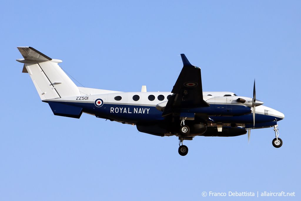 ZZ501 (FL618) 2008 Hawker Beechcraft B350CER Avenger T1