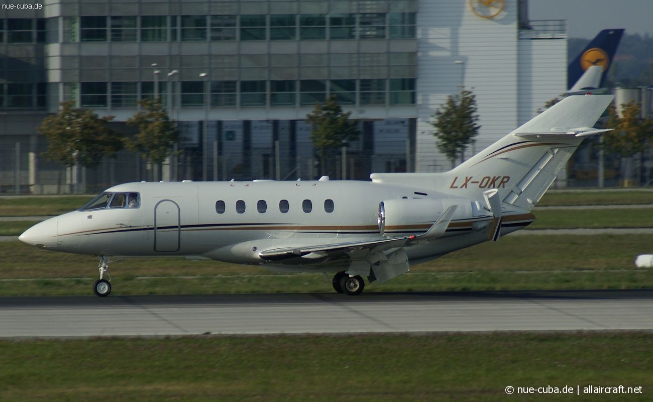 LX-OKR (258855) 2007 Raytheon Hawker 850XP