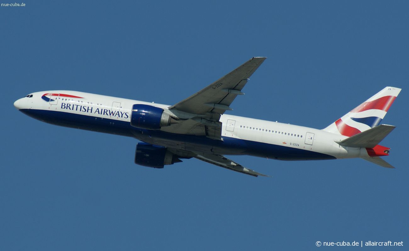 G-ZZZA (cn 27105) Boeing 777-236