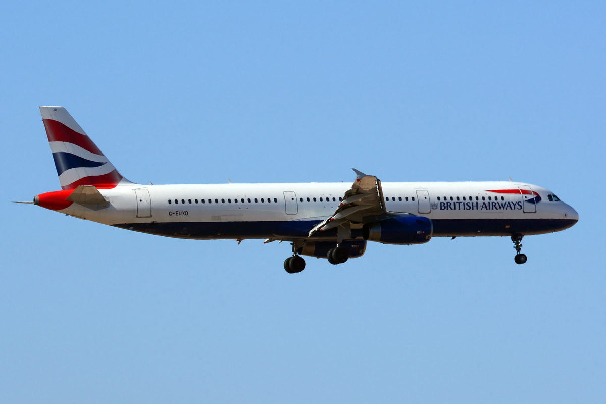 G-EUXD · Airbus A321-231 · (LPA / GCLP)