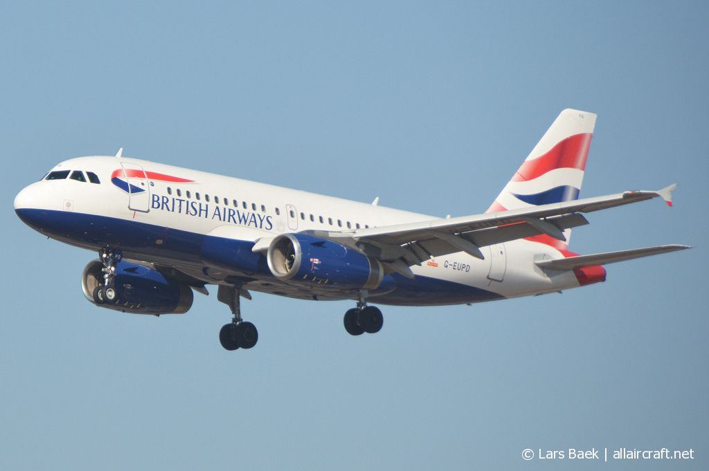 G-EUPD (1142) 1999 Airbus A319-131