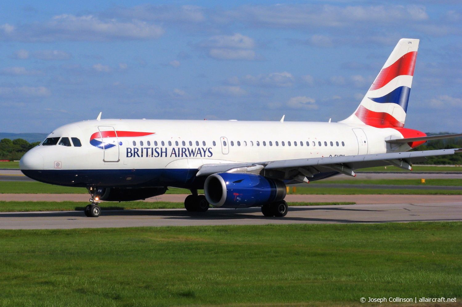 G-EUPN (cn 1261) Airbus A319-131