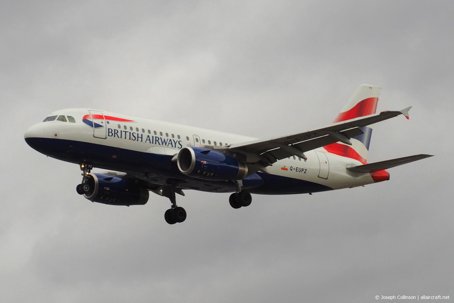 G-EUPZ (cn 1510) Airbus A319-131