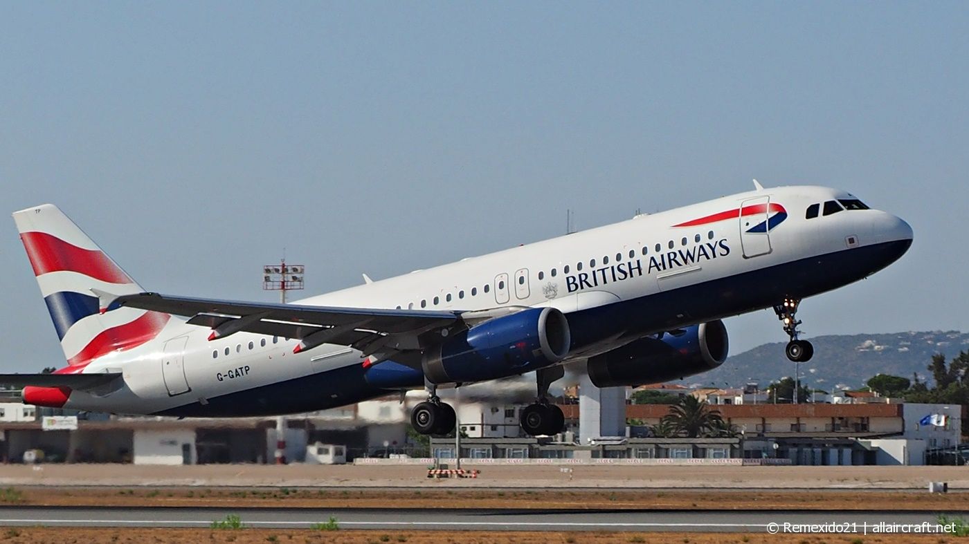 G-GATP · Airbus A320-232 · (FAO /LPFR)