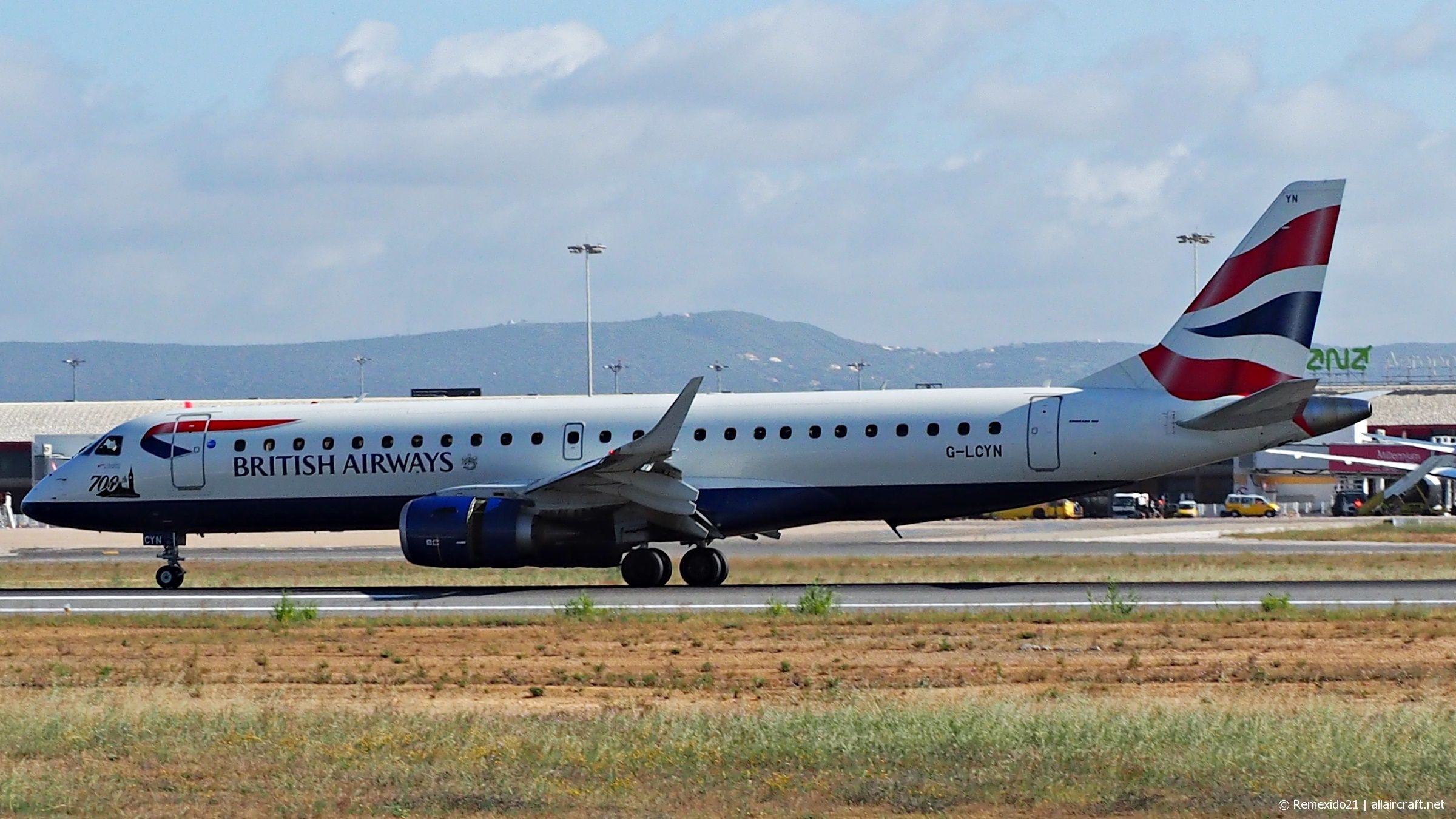 G-LCYN (cn 19000392) Embraer 190-100SR