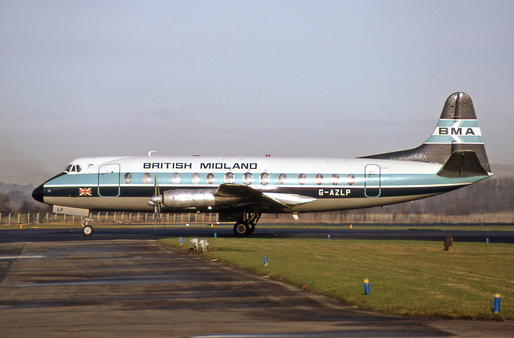 G-AZLP (cn 346) Vickers Viscount 813