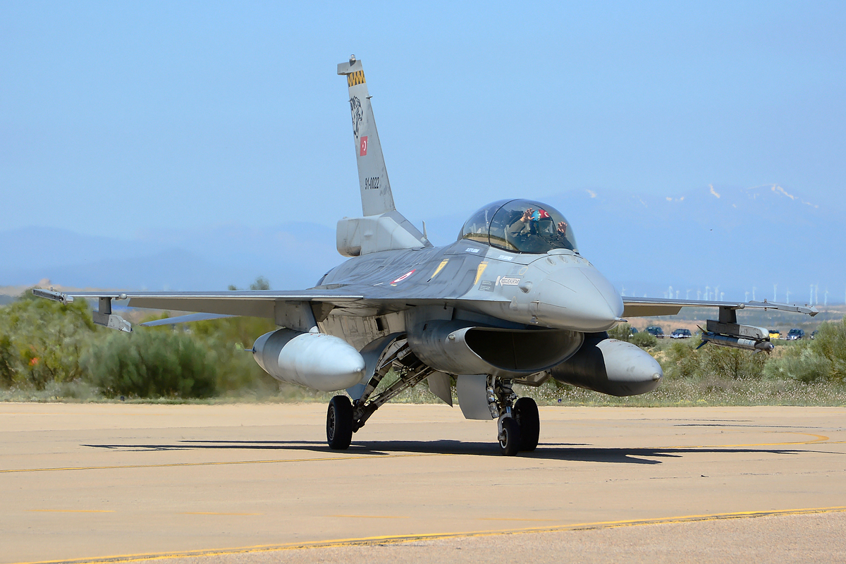 91-0022 (4S-19) General Dynamics F-16D Fighting Falcon