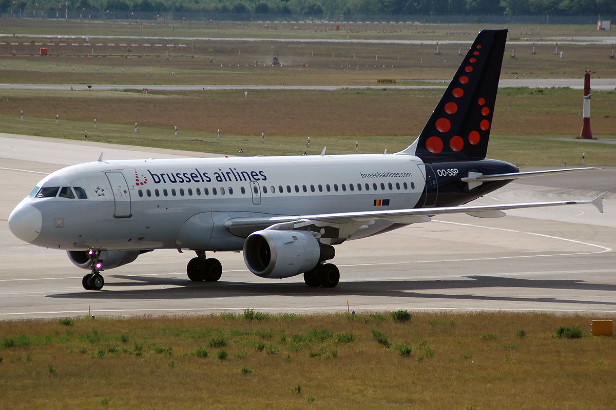 OO-SSP (cn 644) Airbus A319-113