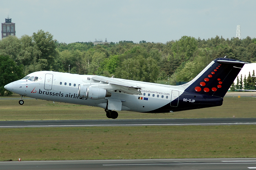 OO-DJP (E02287) British Aerospace Avro RJ85