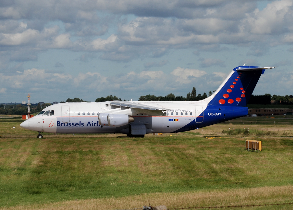 OO-DJY · British Aerospace Avro RJ85 · (BHX / EGBB)