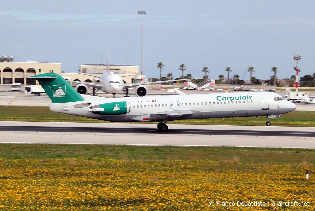YR-FKA (cn 11340) Fokker 100