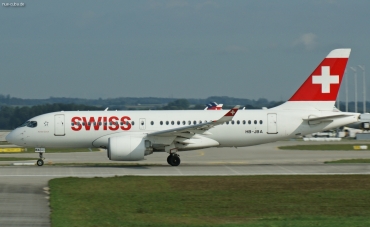 HB-JBA (cn 50010) Bombardier CS100