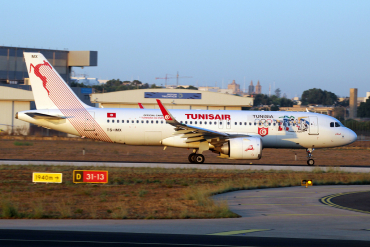 TS-IMX · Airbus A320-251N · MLA / LMML