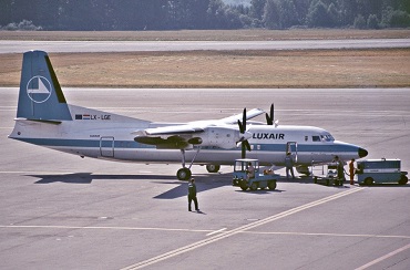 LX-LGE (20180) 1990 Fokker 50