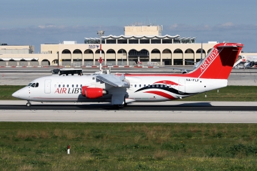 5A-FLF (E3381) 2001 British Aerospace Avro RJ100