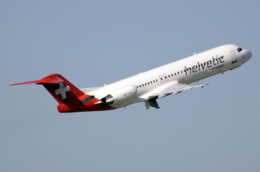 HB-JVE, (cn 11459), Fokker 100