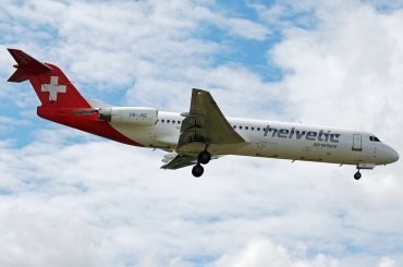 HB-JVE (cn 11459) Fokker 100