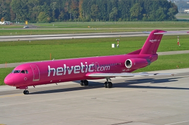 HB-JVE, (cn 11459), Fokker 100