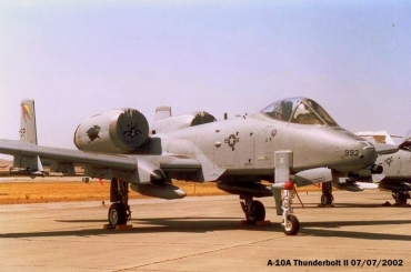 81-0992 (A10-0687) Fairchild Republic A-10A Thunderbolt II