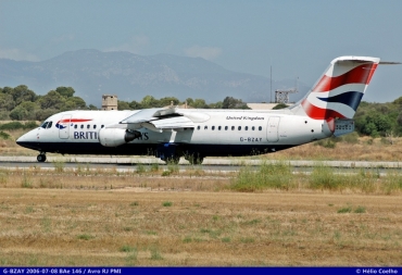 G-BZAY (E3368) 2000 British Aerospace Avro RJ100