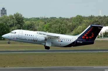 OO-DJP (E02287) British Aerospace Avro RJ85