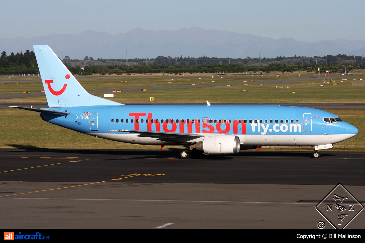 G-THOE · Boeing 737-3Q8 · (CHC / NZCH)