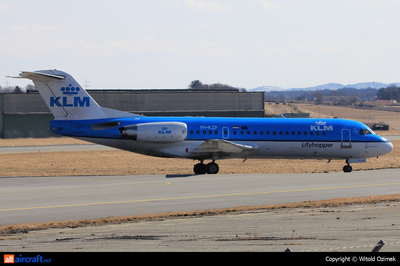 PH-KZP · Fokker 70 · (SVG / ENZV)