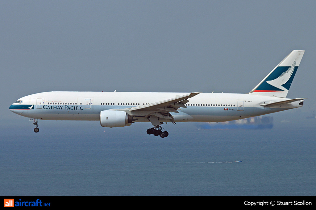 B-HND · Boeing 777-267 · (HKG / VHHH)