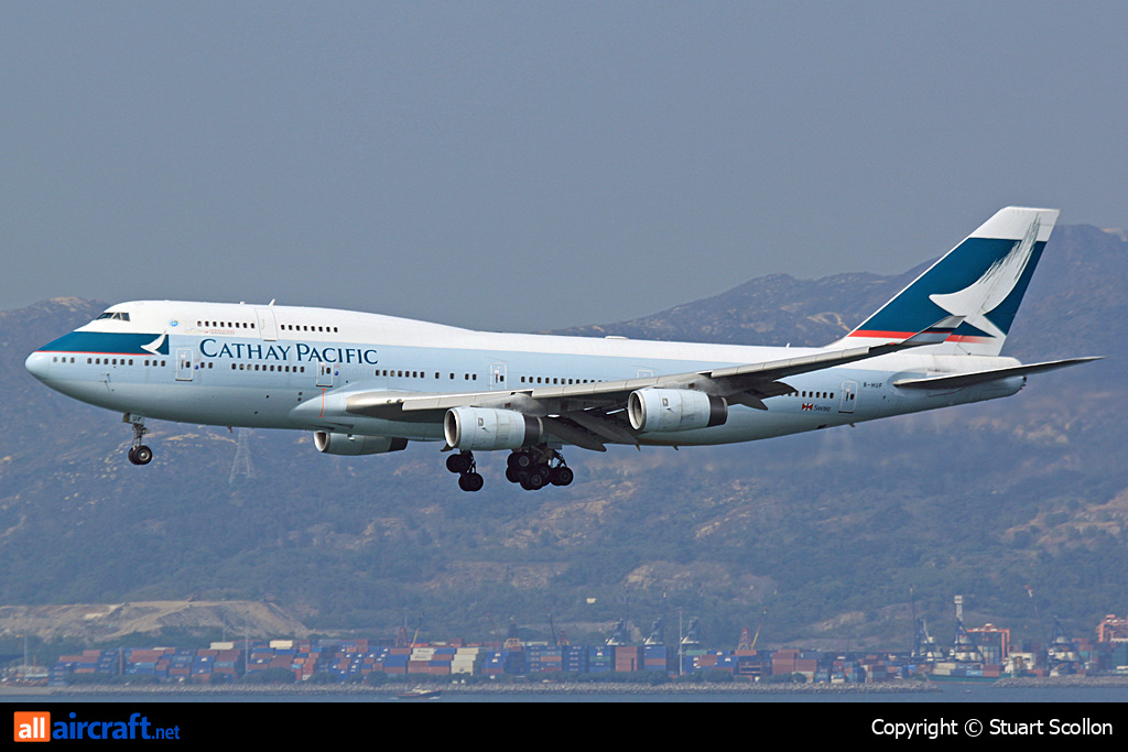 B-HUF · Boeing 747-467 · (HKG / VHHH)