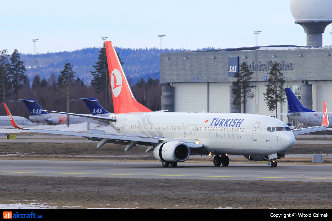 TC-JFJ · Boeing 737-8F2(WL) · (OSL / ENGM)