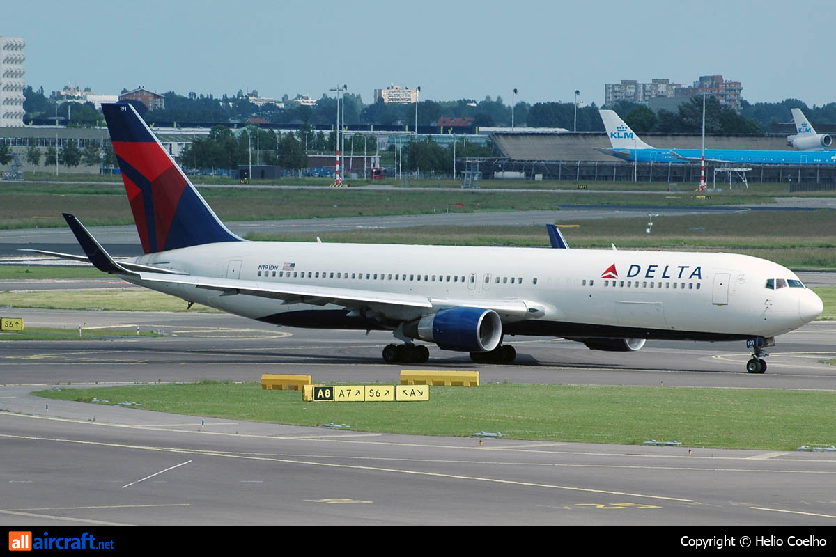 N191DN · Boeing 767-332/ER · (AMS / EHAM)