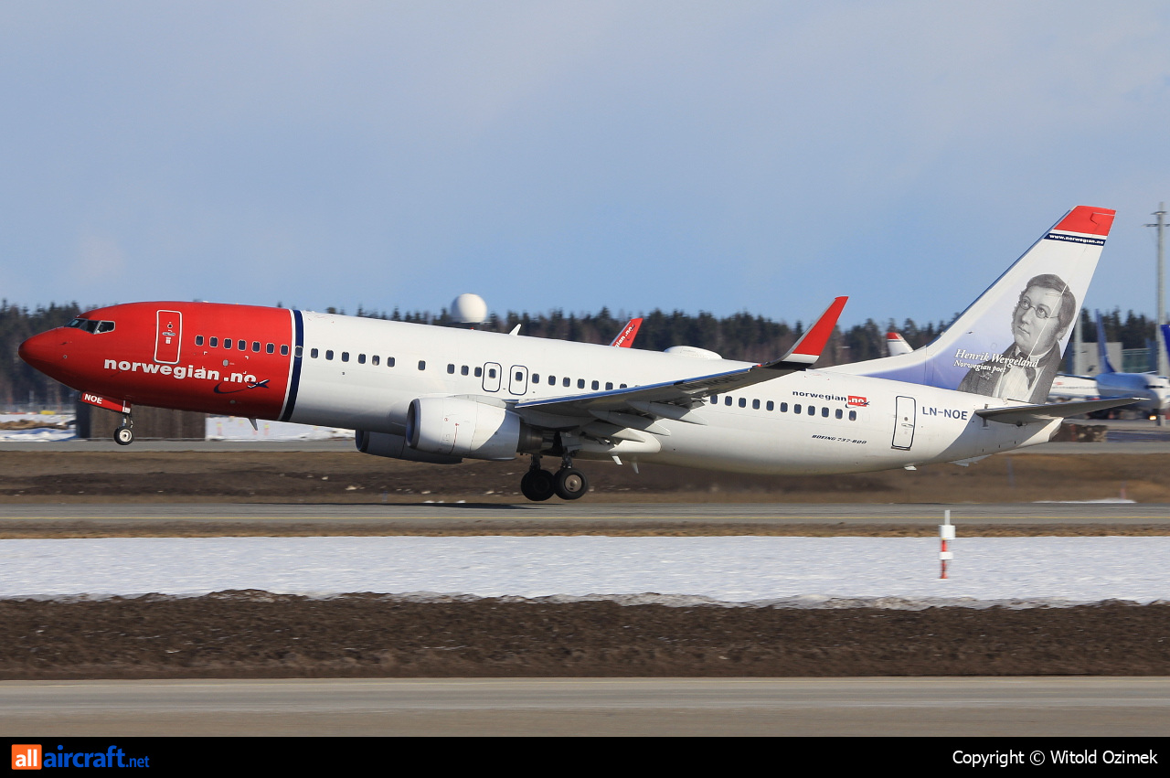 LN-NOE · Boeing 737-8Q8(WL) · (OSL / ENGM)