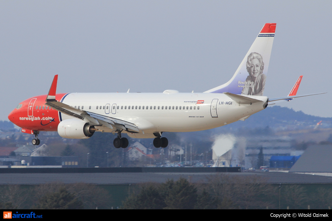 LN-NGI · Boeing 737-8JP(WL) · (SVG / ENZV)