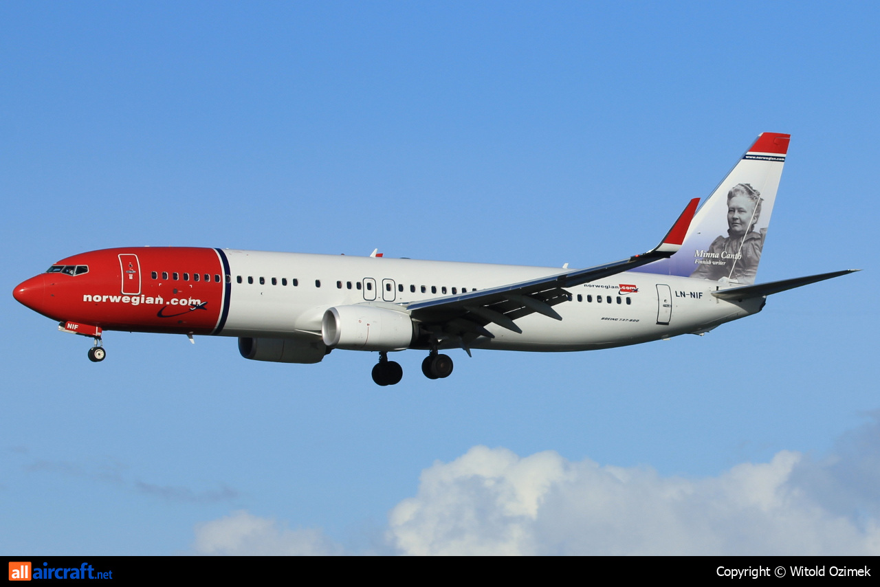 LN-NIF · Boeing 737-8JP(WL) · (SVG / ENZV)