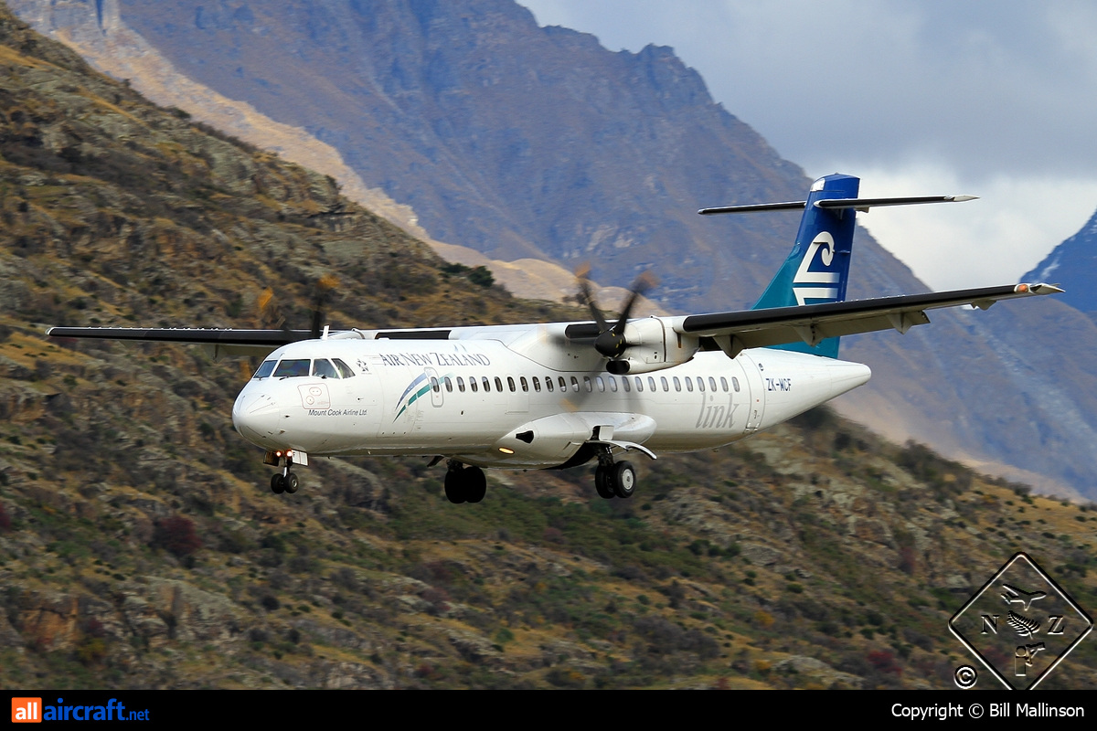 ZK-MCF · ATR-72-500 · (ZQN / NZQN)