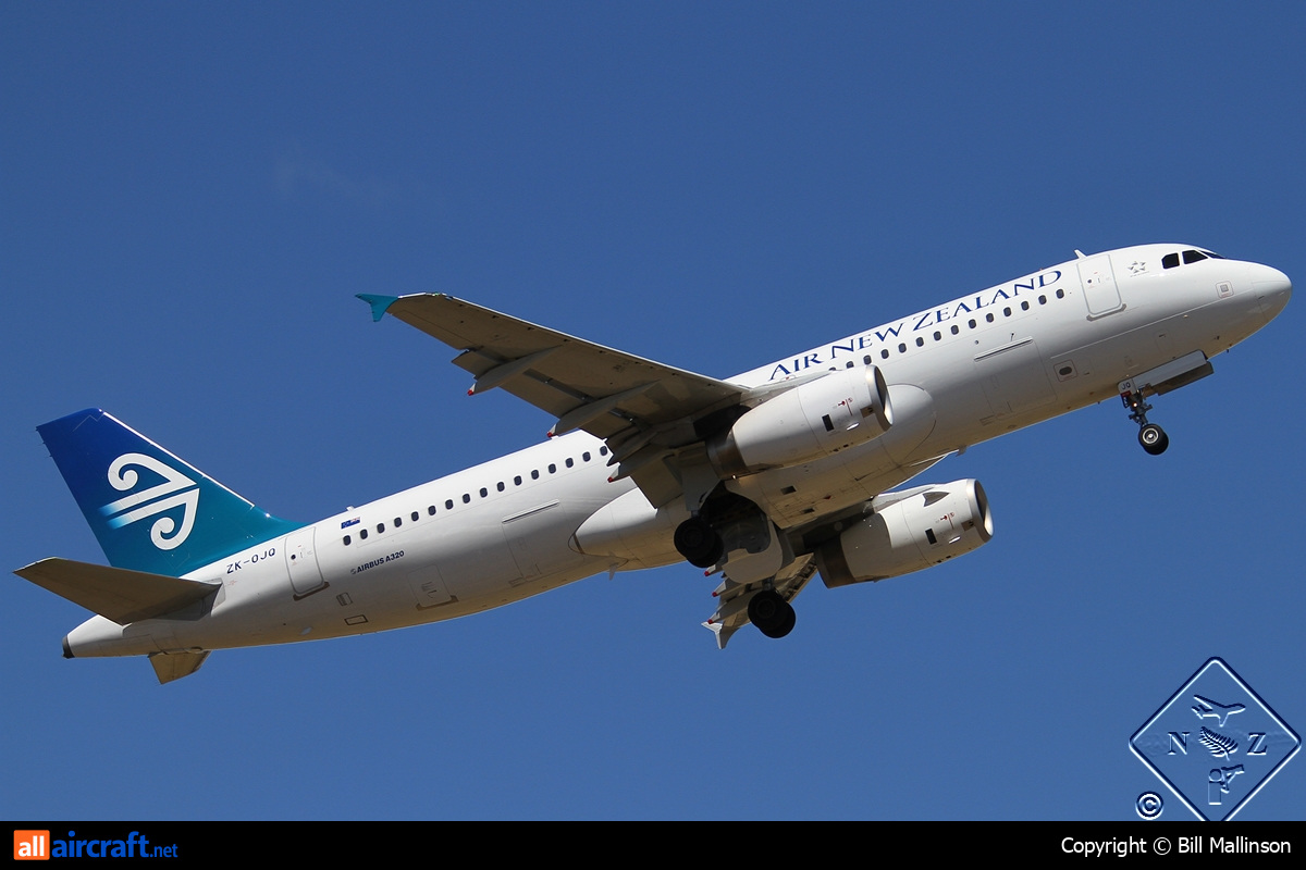 ZK-OJQ · Airbus A320-232 · (CHC / NZCH)