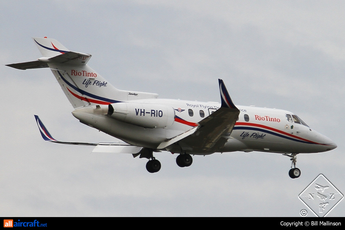 VH-RIO · Raytheon Hawker 800XP2 · (PER / YPPH)