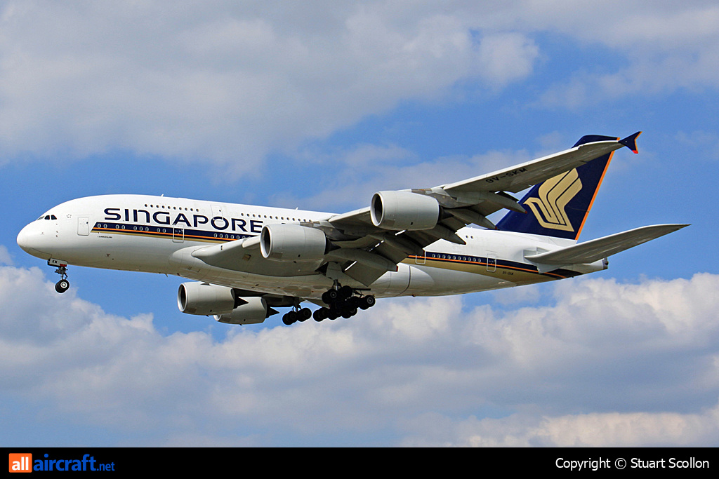 9V-SKM · Airbus A380-841 · (LHR / EGLL)