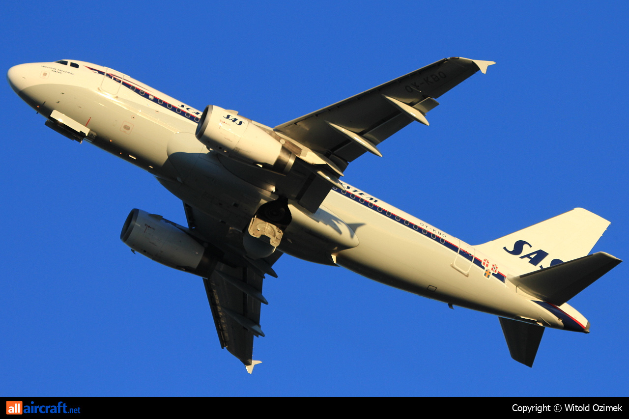 OY-KBO · Airbus A319-132 · (SVG / ENZV)