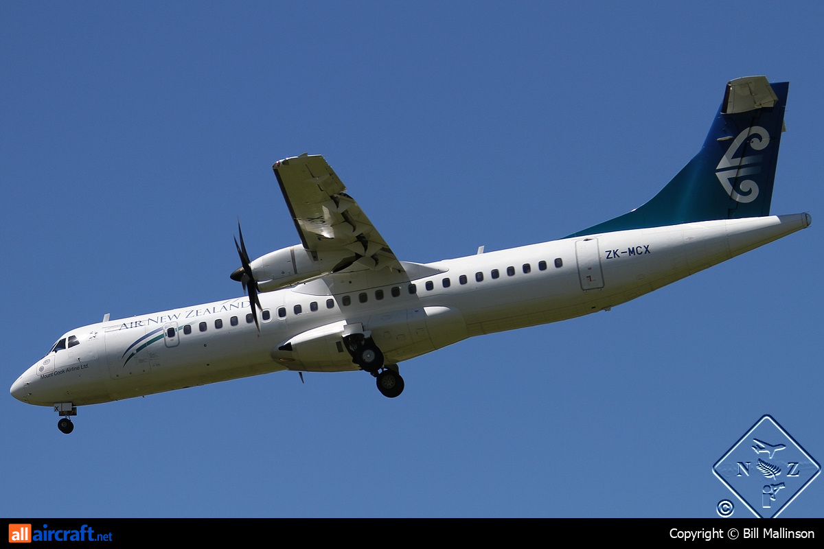 ZK-MCX · ATR-72-500 · (CHC / NZCH)