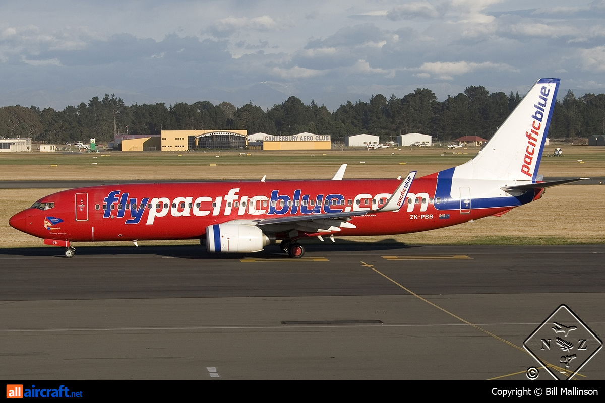 ZK-PBB · Boeing 737-8FE(WL) · (CHC / NZCH)
