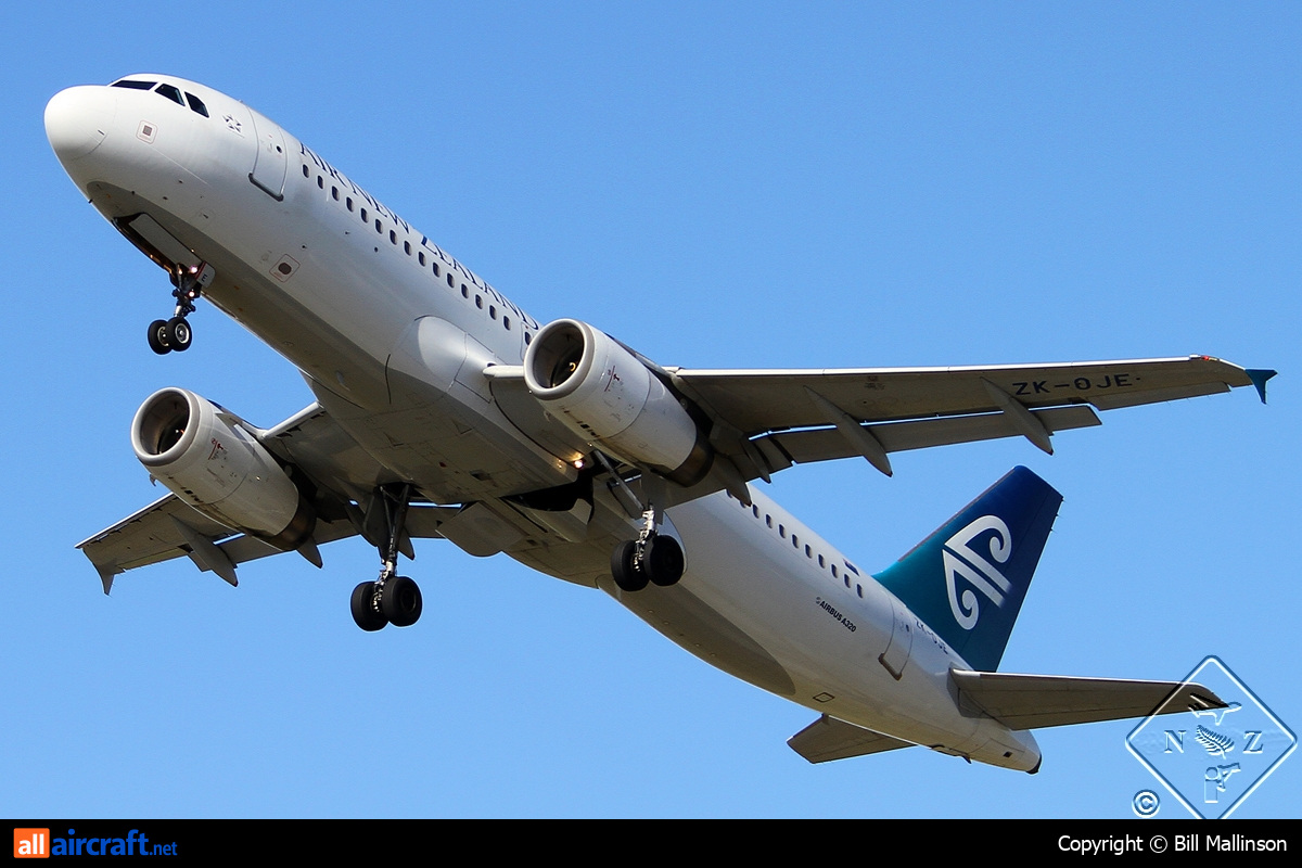 ZK-OJE · Airbus A320-232 · (CHC / NZCH)