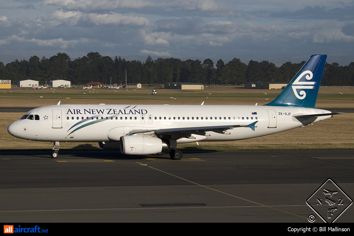 ZK-OJF · Airbus A320-232 · (CHC / NZCH)